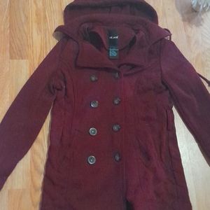Plum winter coat